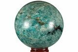 Chatoyant, Polished Amazonite Sphere - Madagascar #183263-1